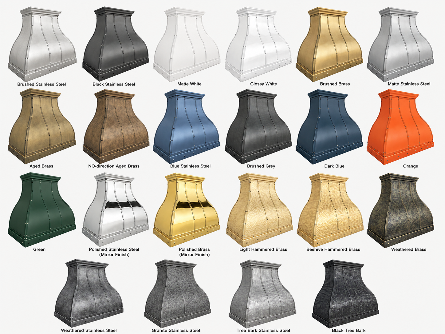 Fobest Brass Custom Kitchen Vent Hoods FSS-461