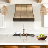 Fobest Brass Custom Range Hood Non Direction Aged Brass Finish FSS-467