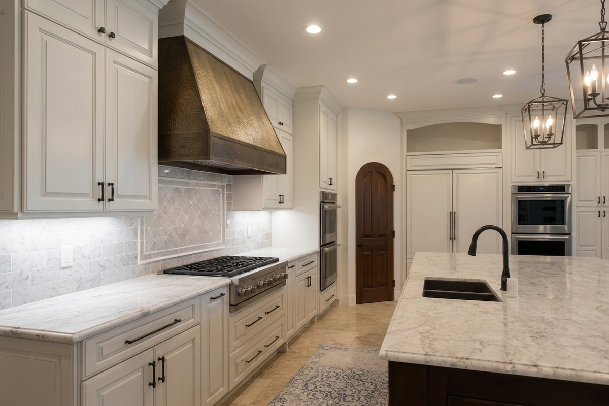 Fobest Brass Hammered Range Hood FSS-479