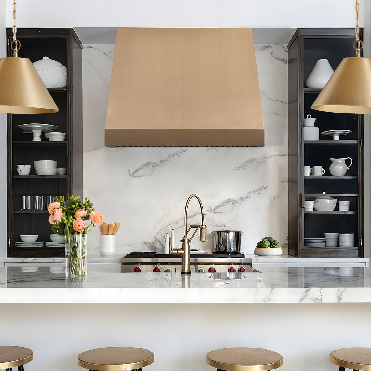 Fobest Brass Kitchen Hood FSS-264