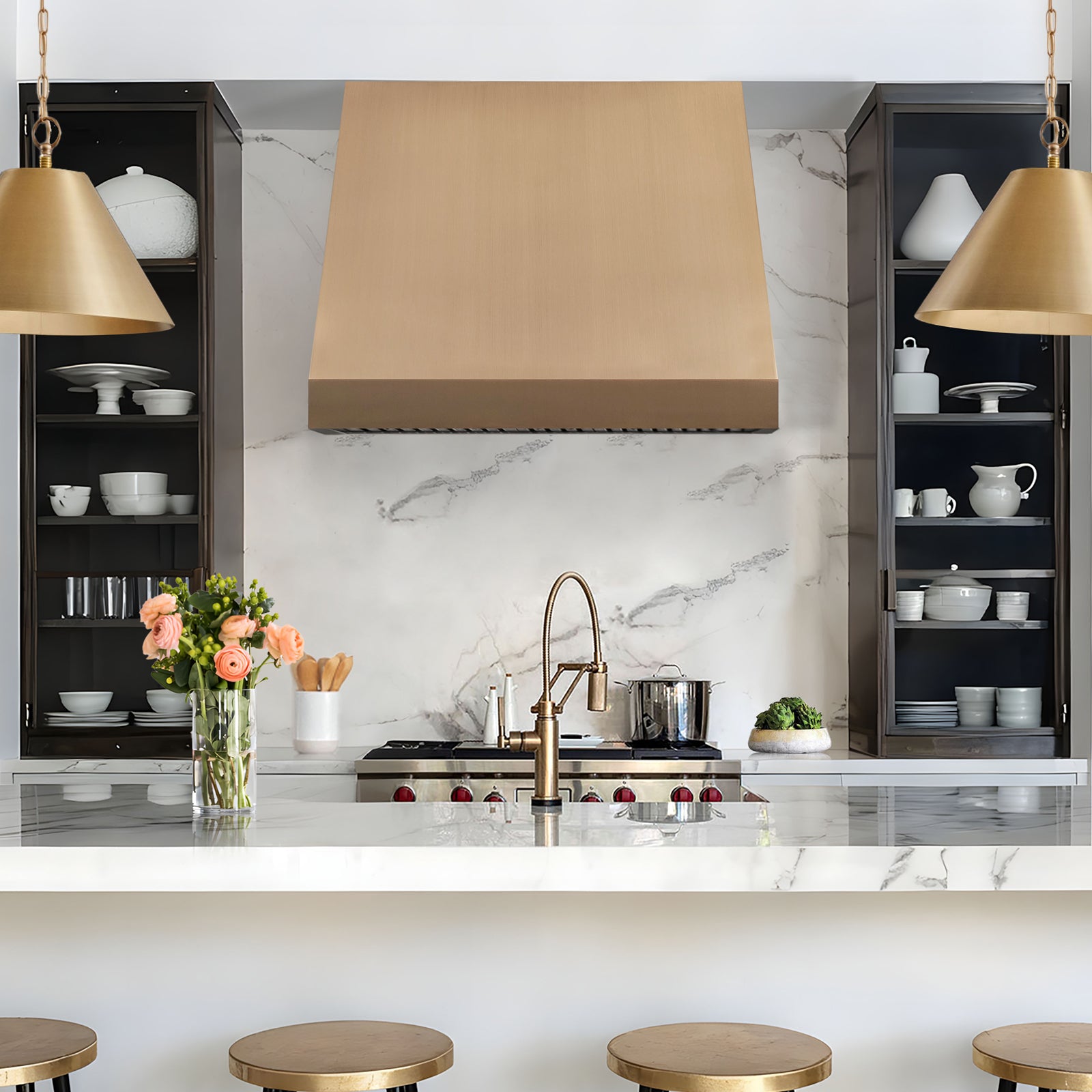 Fobest Brass Kitchen Hood FSS-264