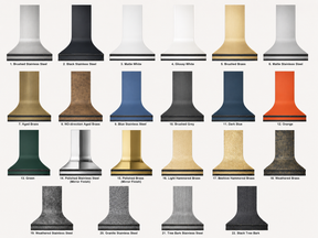 Fobest Brass Kitchen Hood with Black Accent FSS-261