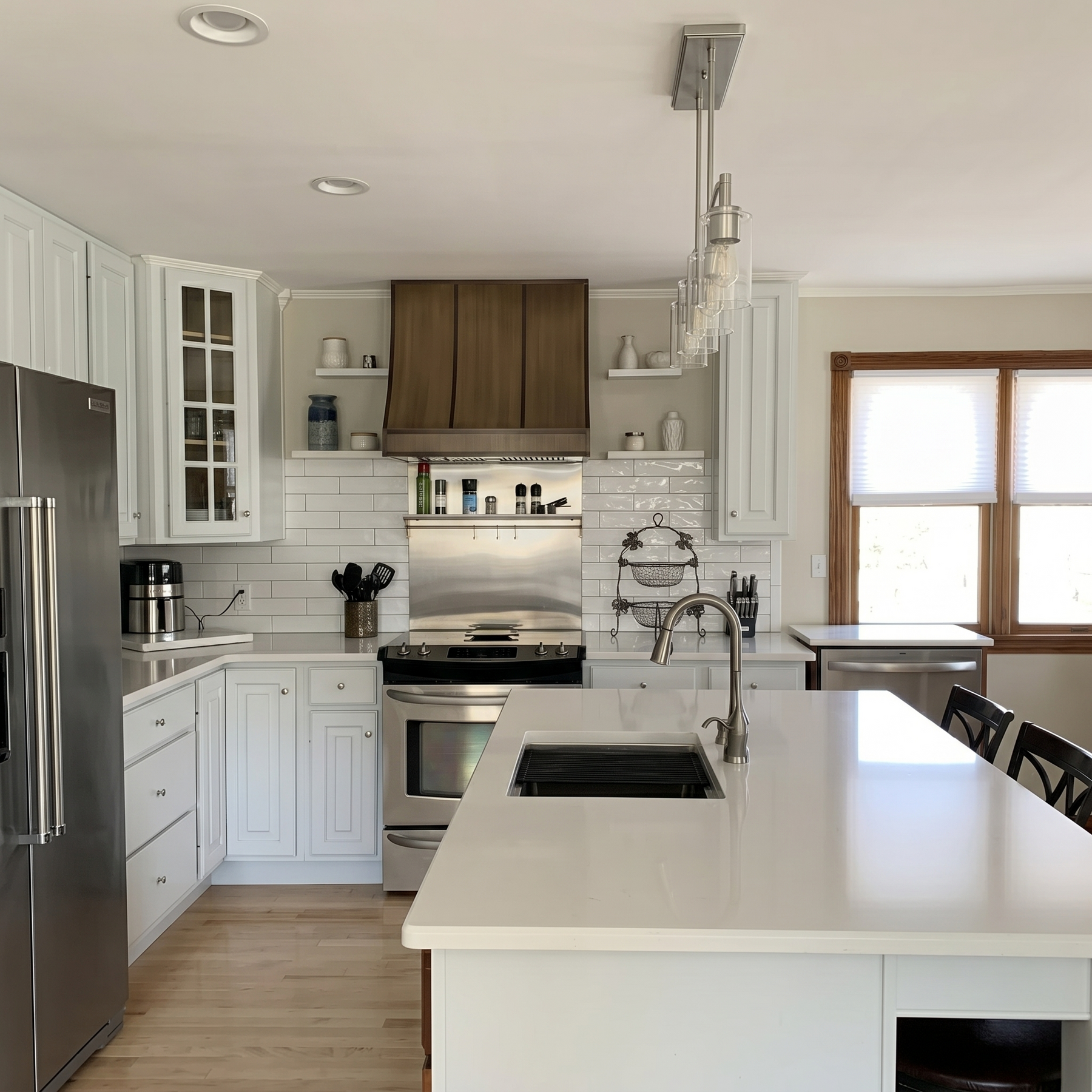 Fobest Brass Kitchen Stove Hoods with Straps FSS-462