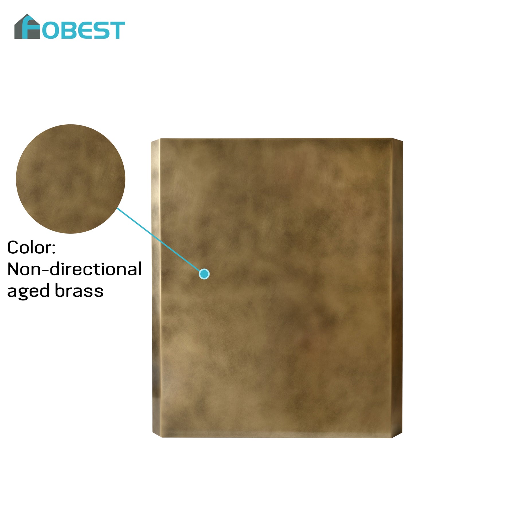 Fobest Brass Metal Range Hood with Modern Curve Structure FSS-712