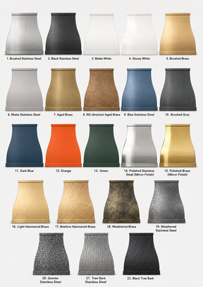 Fobest Brass Range Hood with Antique Finish FSS-321