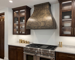Fobest Brass Range Hood with Antique Finish FSS-321