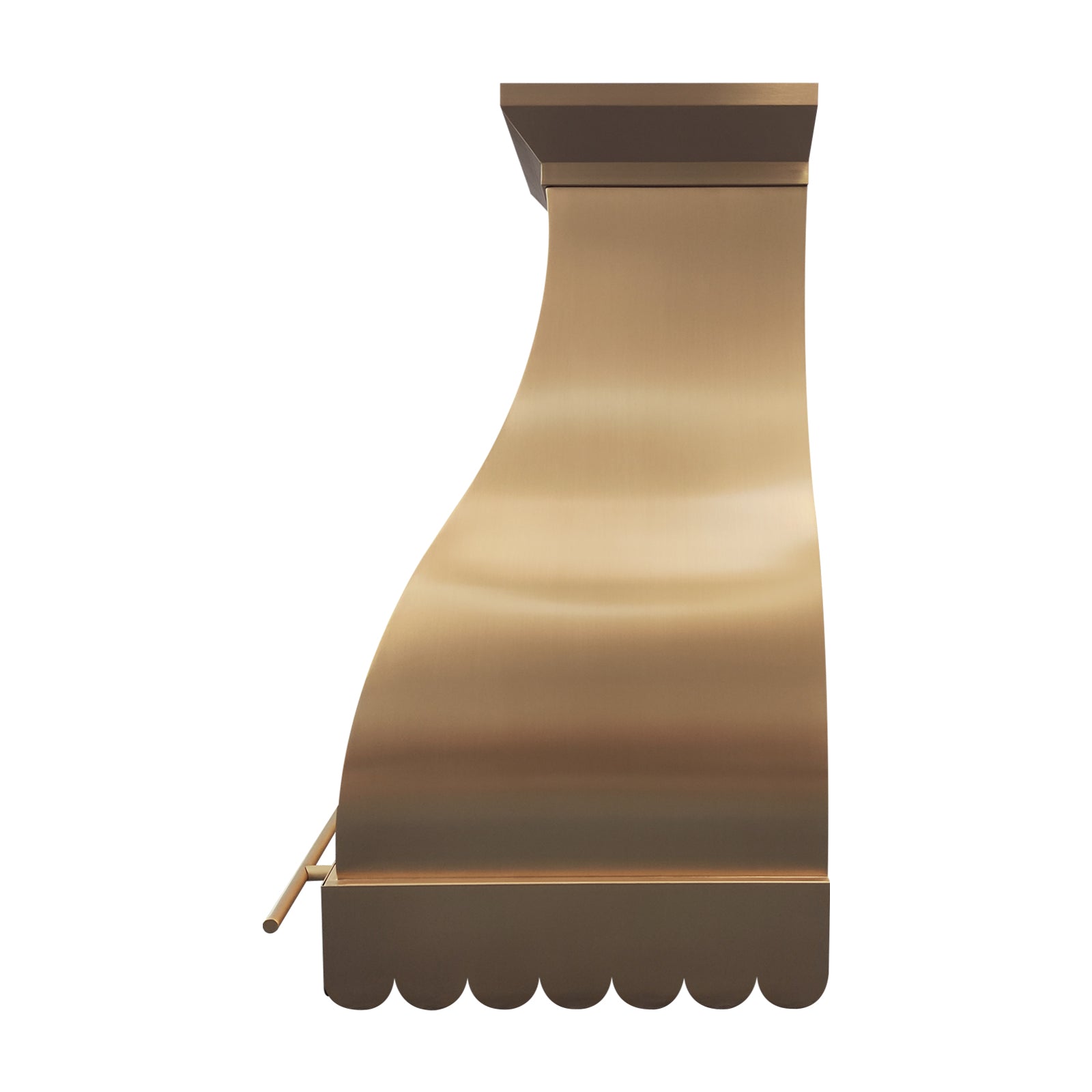 Fobest Brass Range Hood with Scalloped Bottom FSS-267