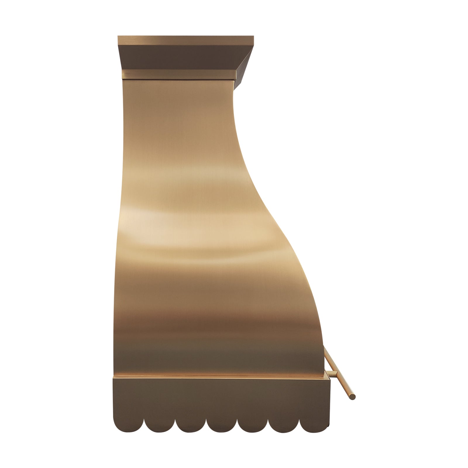 Fobest Brass Range Hood with Scalloped Bottom FSS-267