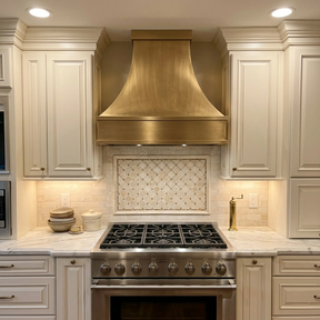 Fobest Brass Range Hood with Tuscan Design FSS-262