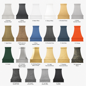Fobest Brass Range Hood with Tuscan Design FSS-262