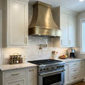 Fobest Brass Range Hood with Tuscan Design FSS-262