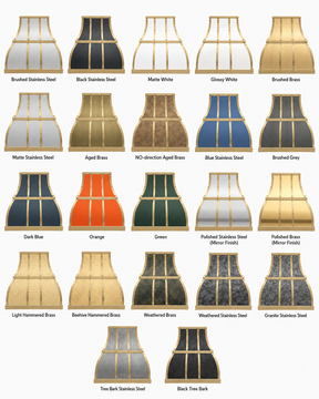 Fobest Brass and Stainless Steel Range Hood FSS-15