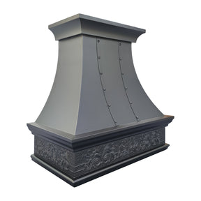 Fobest Bronze Copper Kitchen Range Hood with Classic Curved Design FCP-262