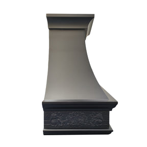 Fobest Bronze Copper Kitchen Range Hood with Classic Curved Design FCP-262
