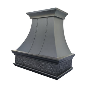 Fobest Bronze Copper Kitchen Range Hood with Classic Curved Design FCP-262