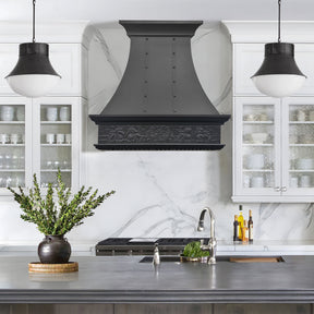 Fobest Bronze Copper Kitchen Range Hood with Classic Curved Design FCP-262