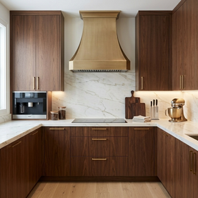 Fobest Brushed Brass Vent Hood FSS-451