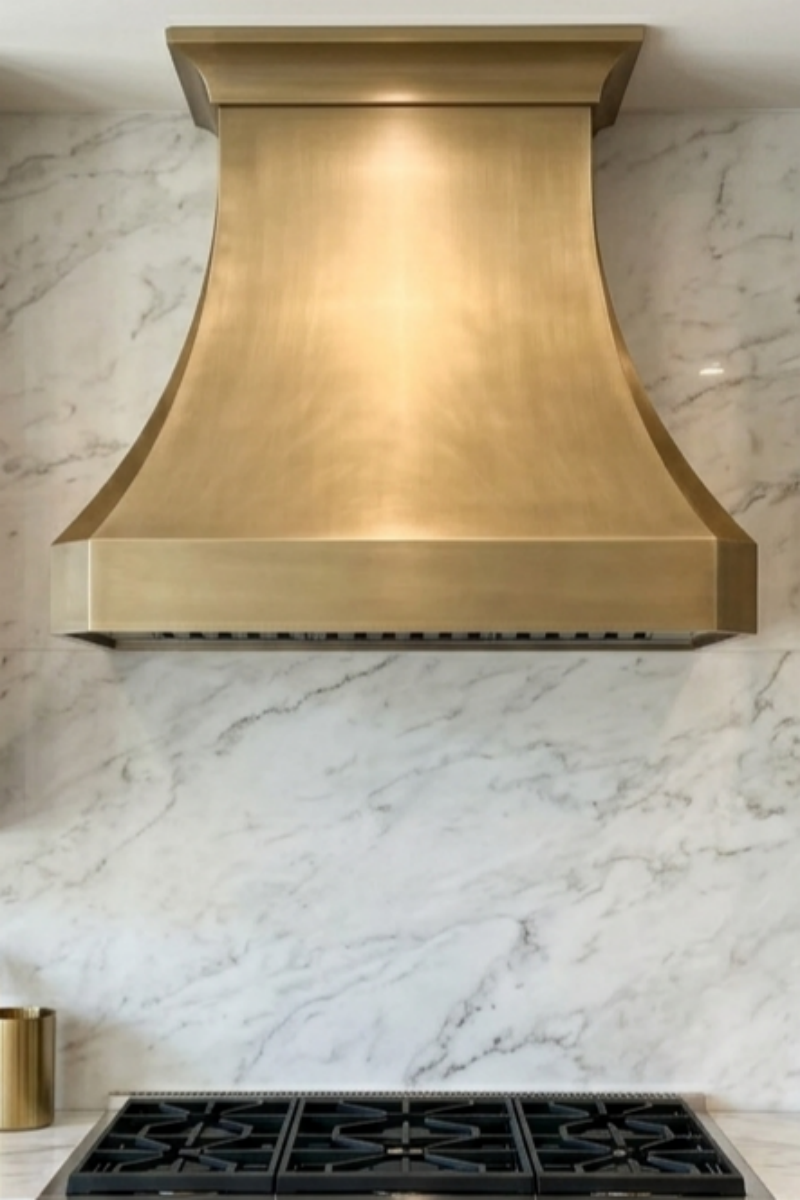 Fobest Brushed Brass Vent Hood FSS-451