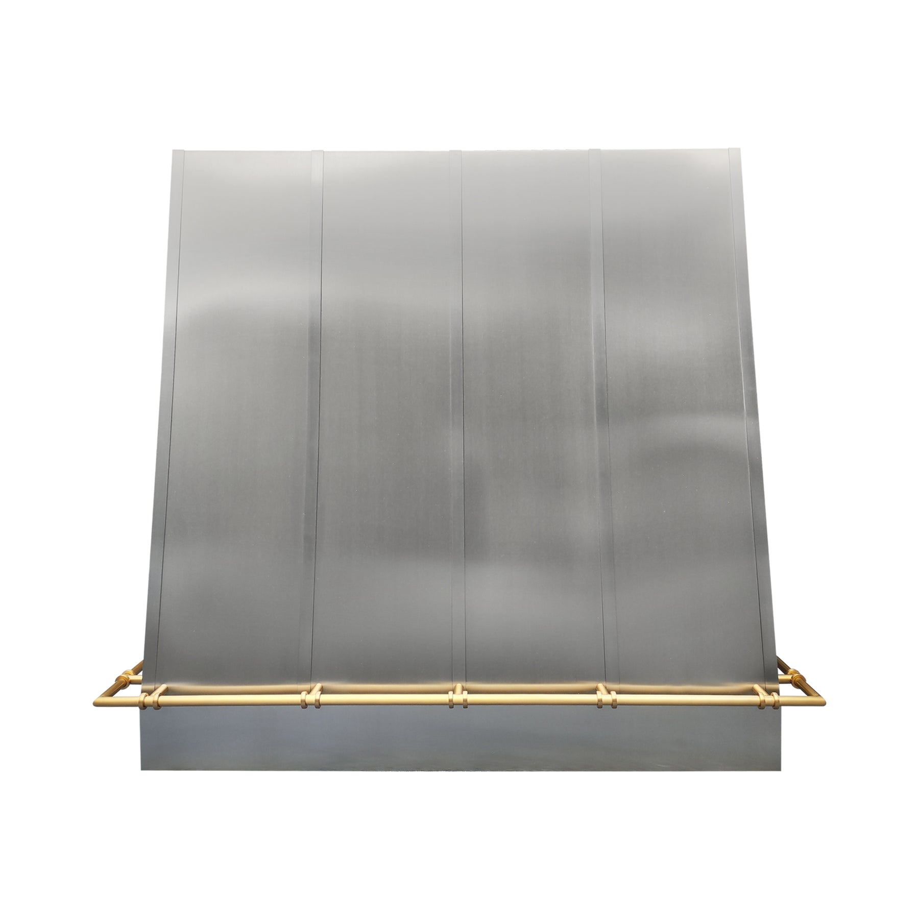 Fobest Brushed Stainless Steel Range Hood with Brass Pot Rail FSS-400