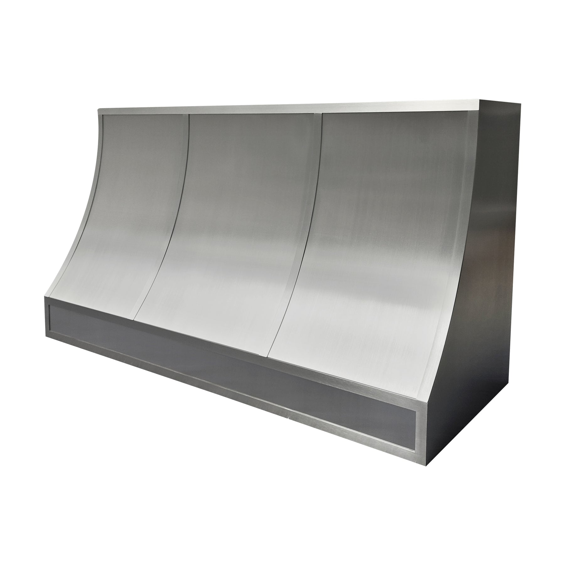 Fobest Brushed Stainless Steel Range Hood with Contemporary Curved Design FSS-512