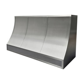 Fobest Brushed Stainless Steel Range Hood with Contemporary Curved Design FSS-512