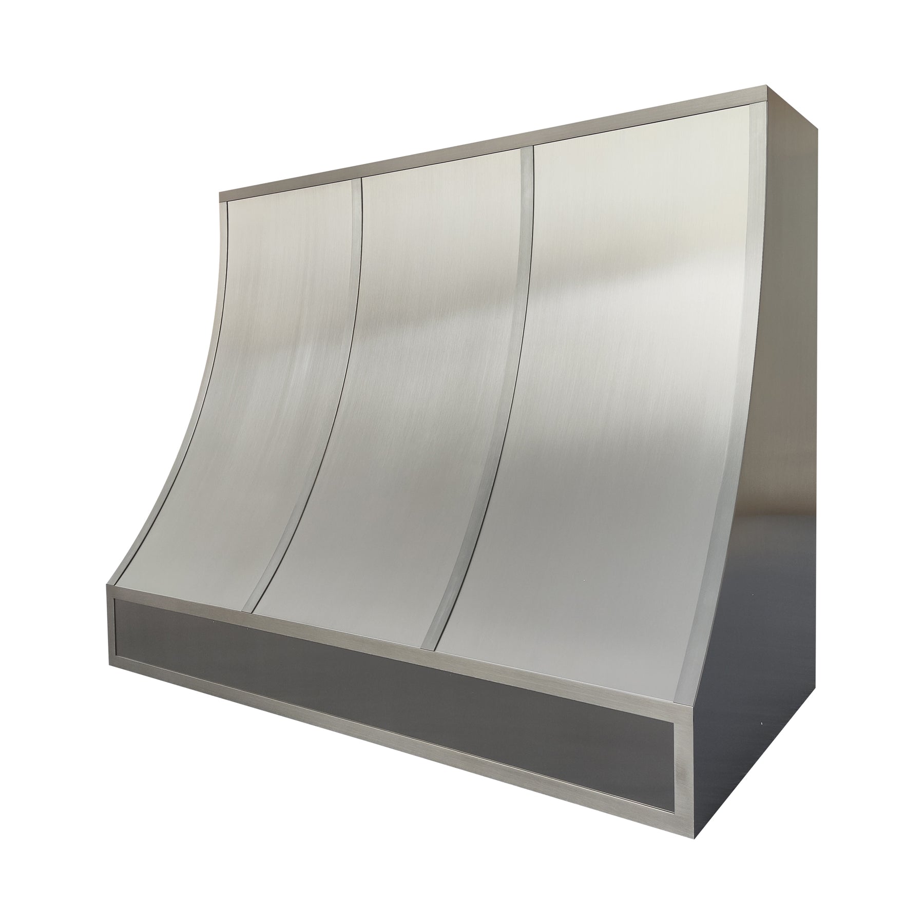 Fobest Brushed Stainless Steel Range Hood with Contemporary Curved Design FSS-512