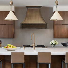 Fobest California Antique Brass Kitchen Range Hood FSS-523