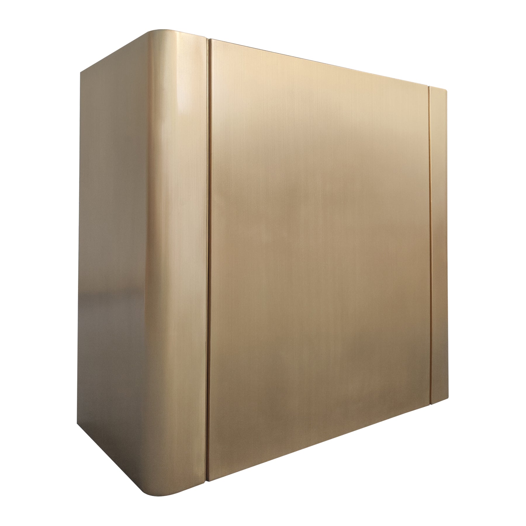 Fobest California Brushed Brass Vent Hoods with Rounded Edge Design FSS-497
