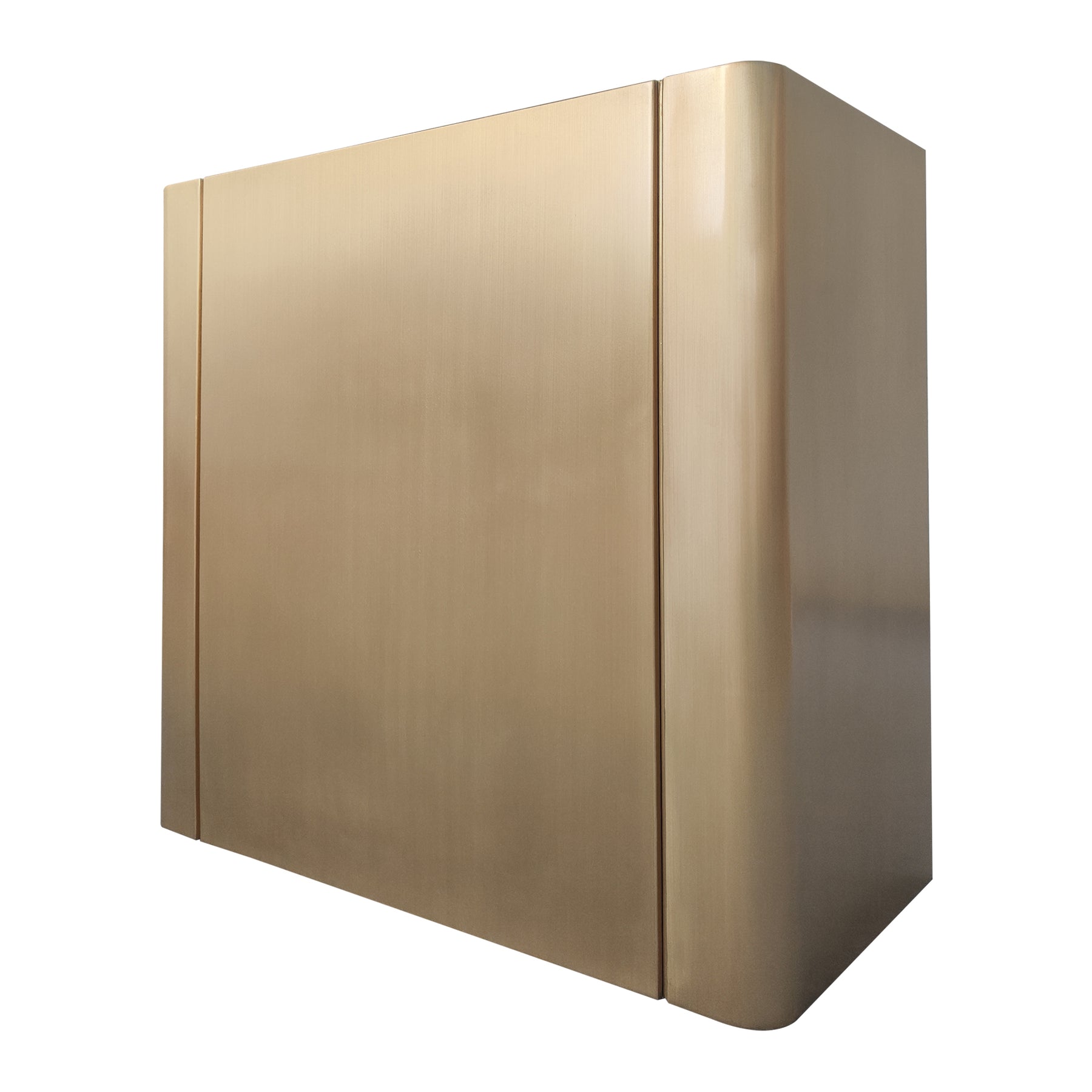 Fobest California Brushed Brass Vent Hoods with Rounded Edge Design FSS-497