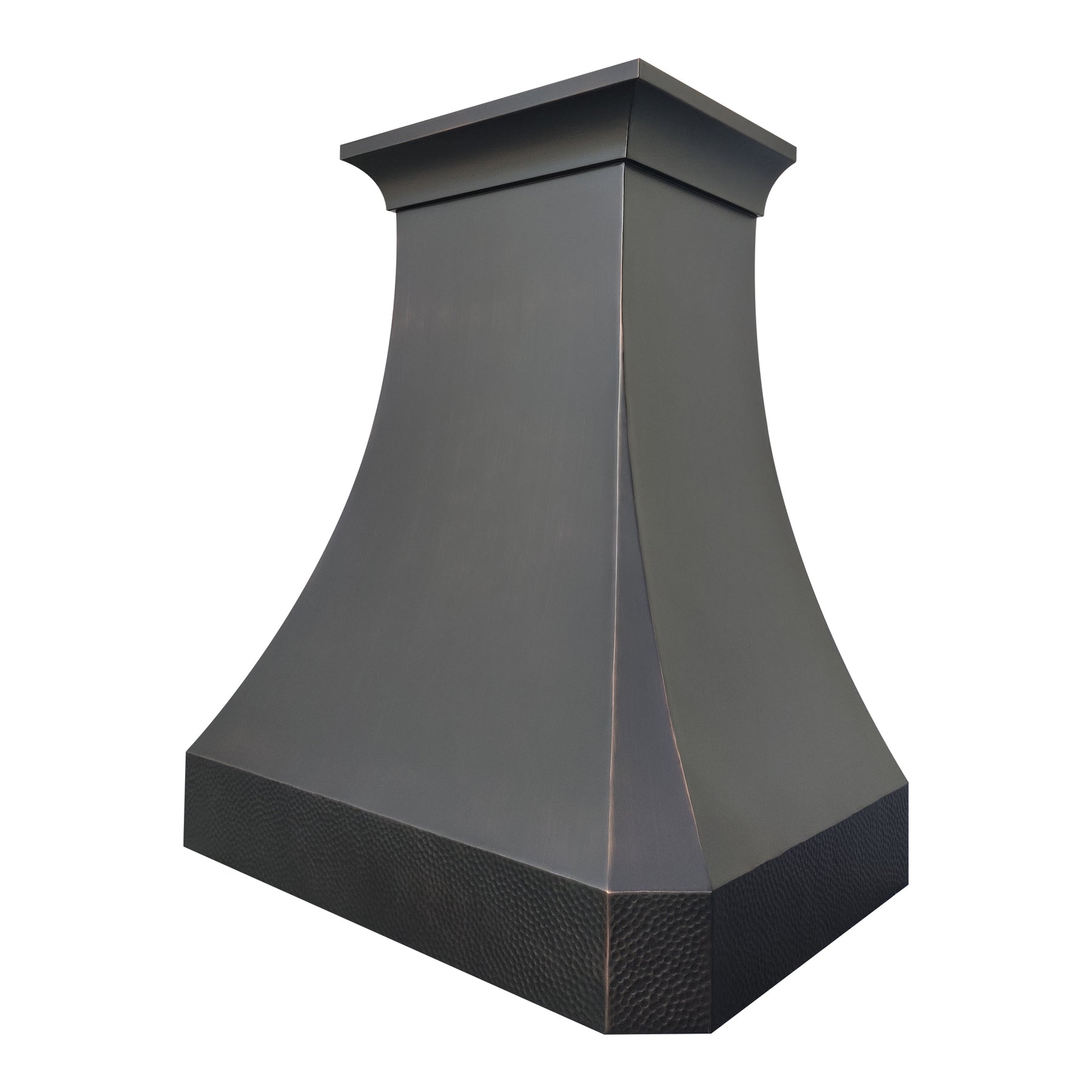 Fobest California Oil Rubbed Bronze Copper Range Hood with Hammered Apron FCP-312