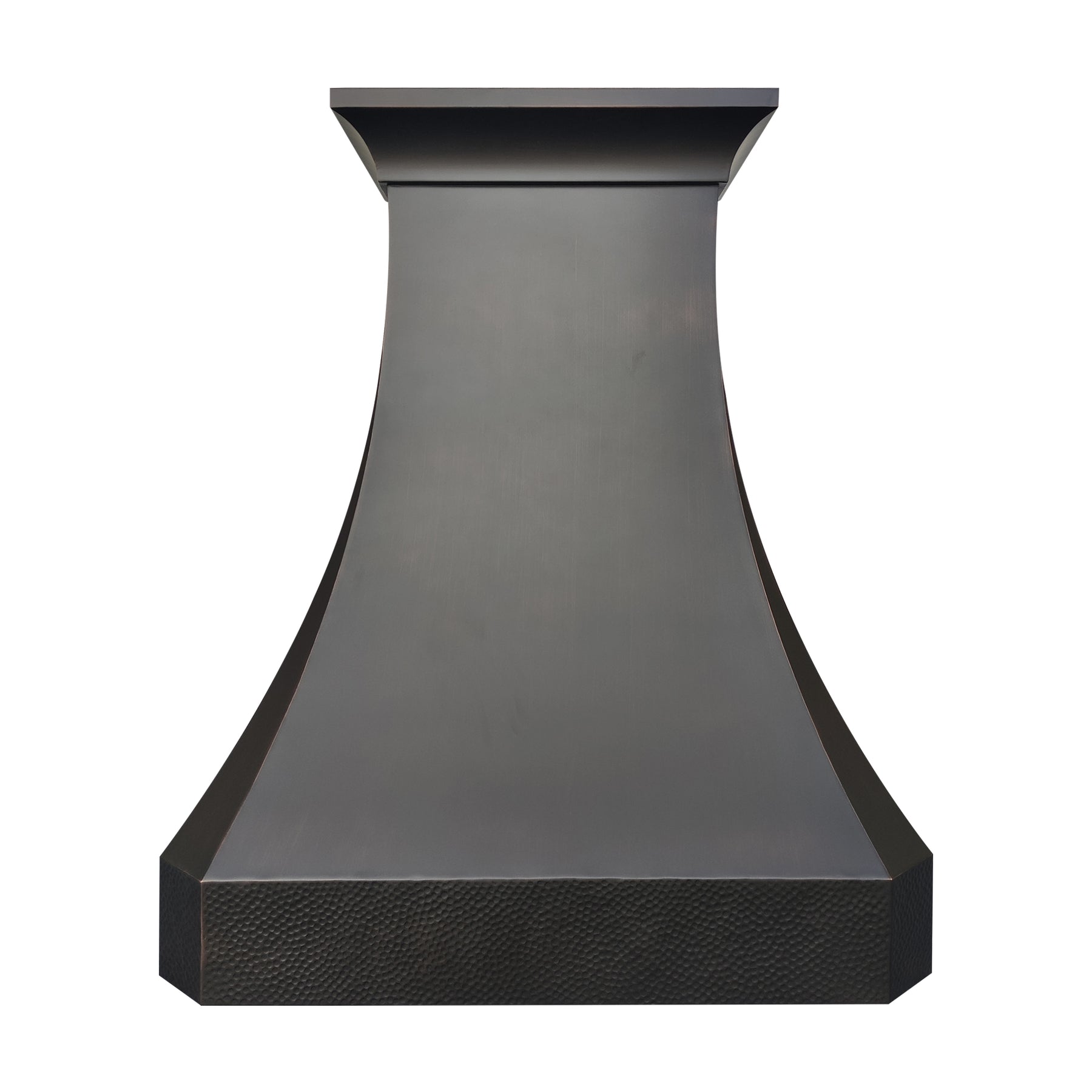 Fobest California Oil Rubbed Bronze Copper Range Hood with Hammered Apron FCP-312