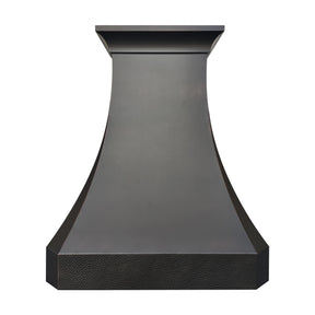 Fobest California Oil Rubbed Bronze Copper Range Hood with Hammered Apron FCP-312