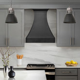 Fobest California Oil Rubbed Bronze Copper Range Hood with Hammered Apron FCP-312