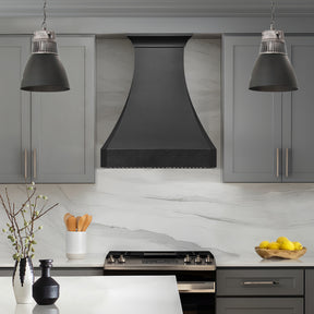 Fobest California Oil Rubbed Bronze Copper Range Hood with Hammered Apron FCP-312