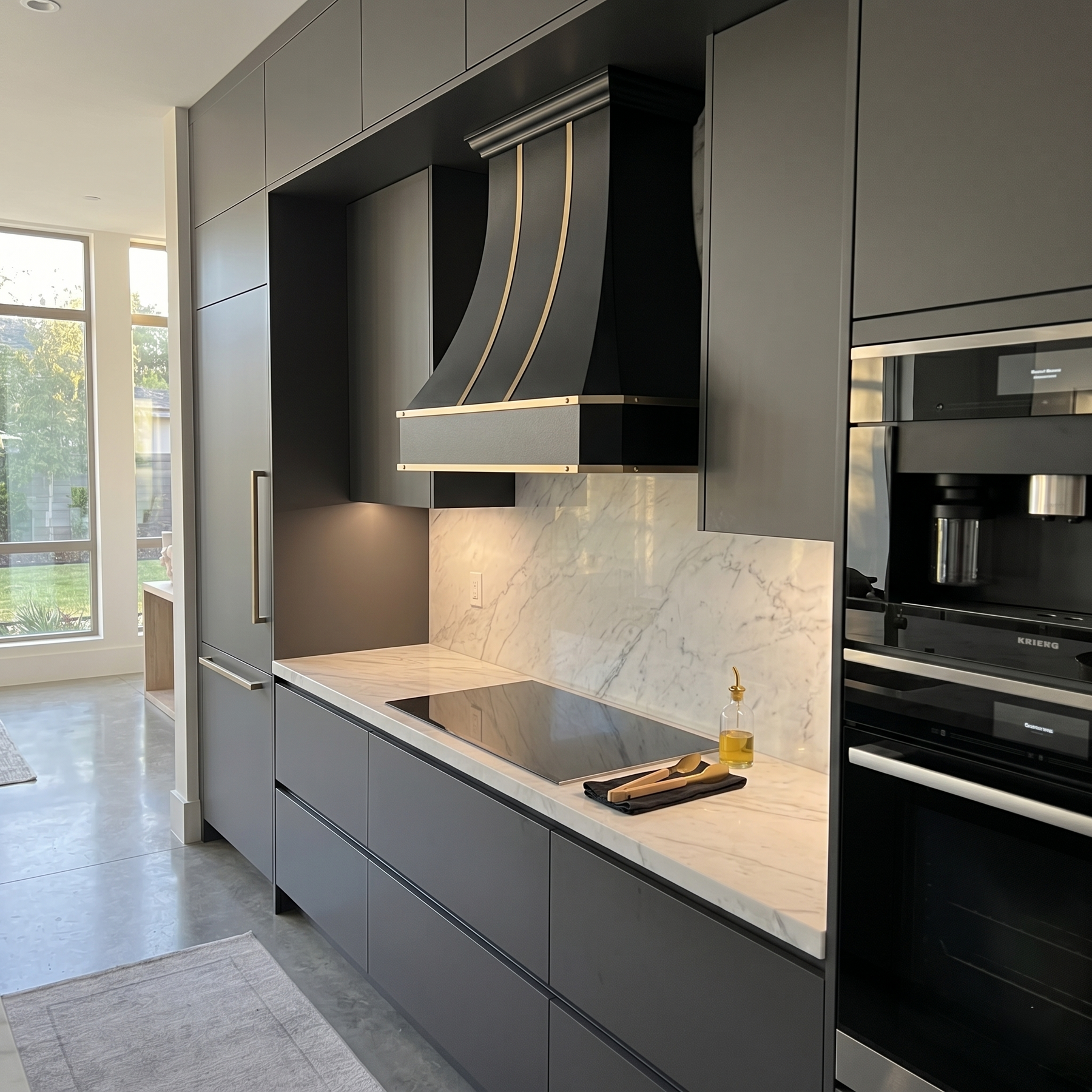 Fobest Classic Black Stainless Steel Range Hood FSS-90