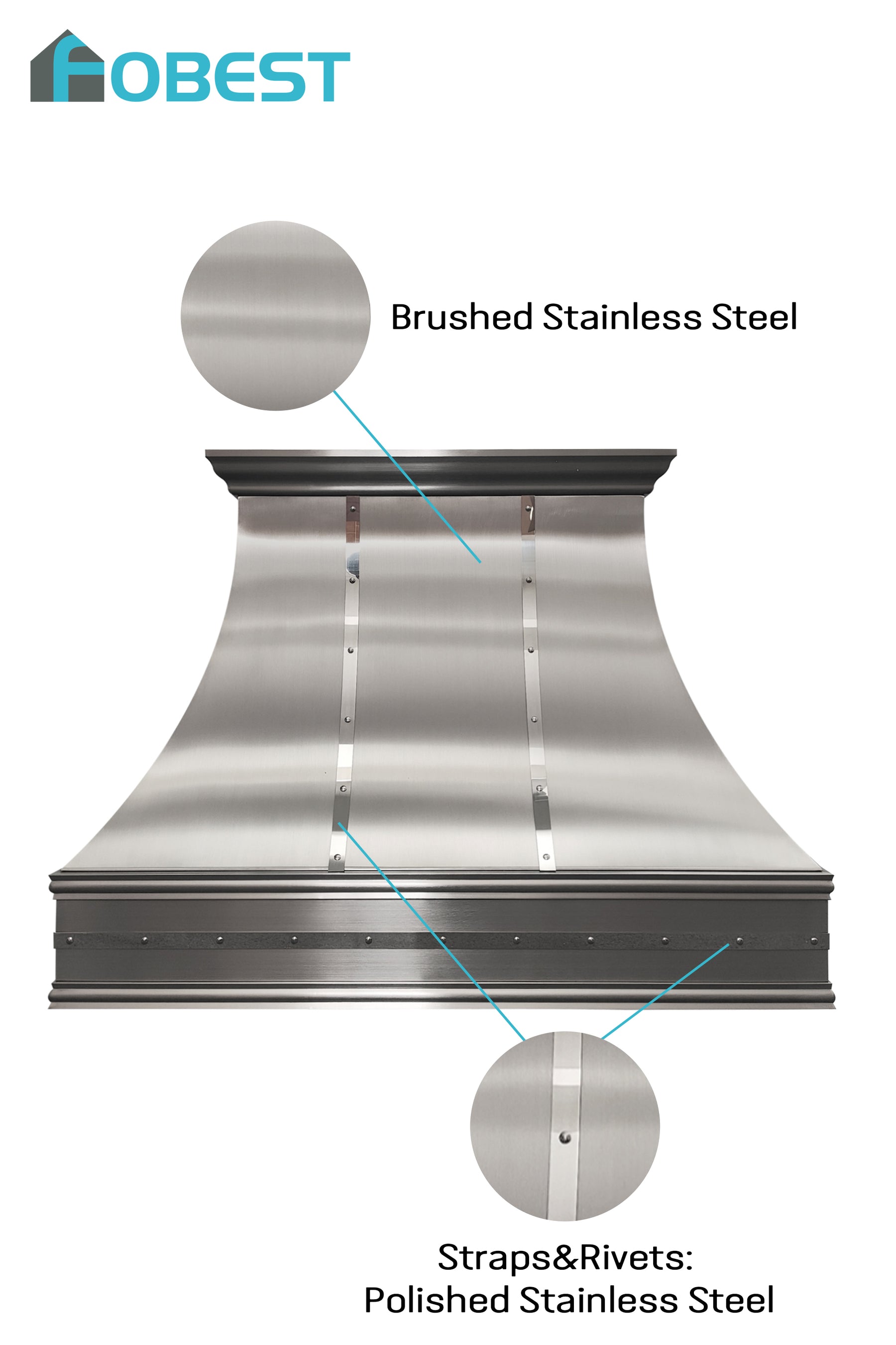 Fobest Classic Custom Stainless Steel Range Hood FSS-40