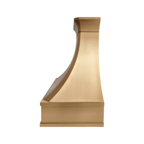 Fobest Classic Designer Brass Range Hood with Curved Design FSS-708
