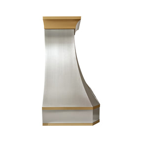 Fobest Classic Minimalist Stainless Steel Range Hood with Brushed Decor FSS-720
