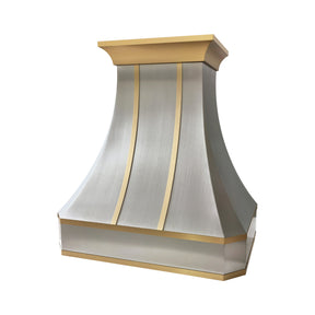 Fobest Classic Minimalist Stainless Steel Range Hood with Brushed Decor FSS-720