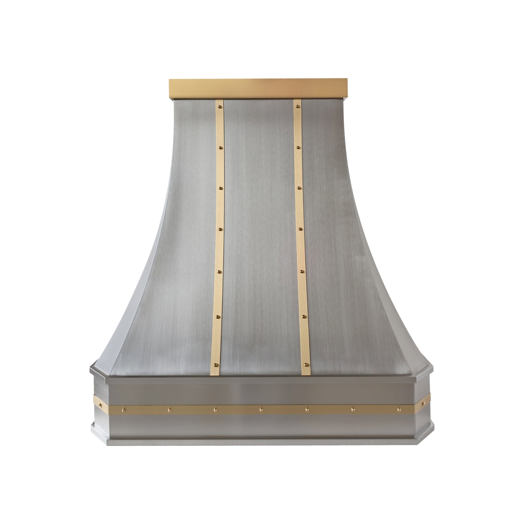 Fobest Classic Modern Stainless Steel Range Hood with Brass Decors FSS-711