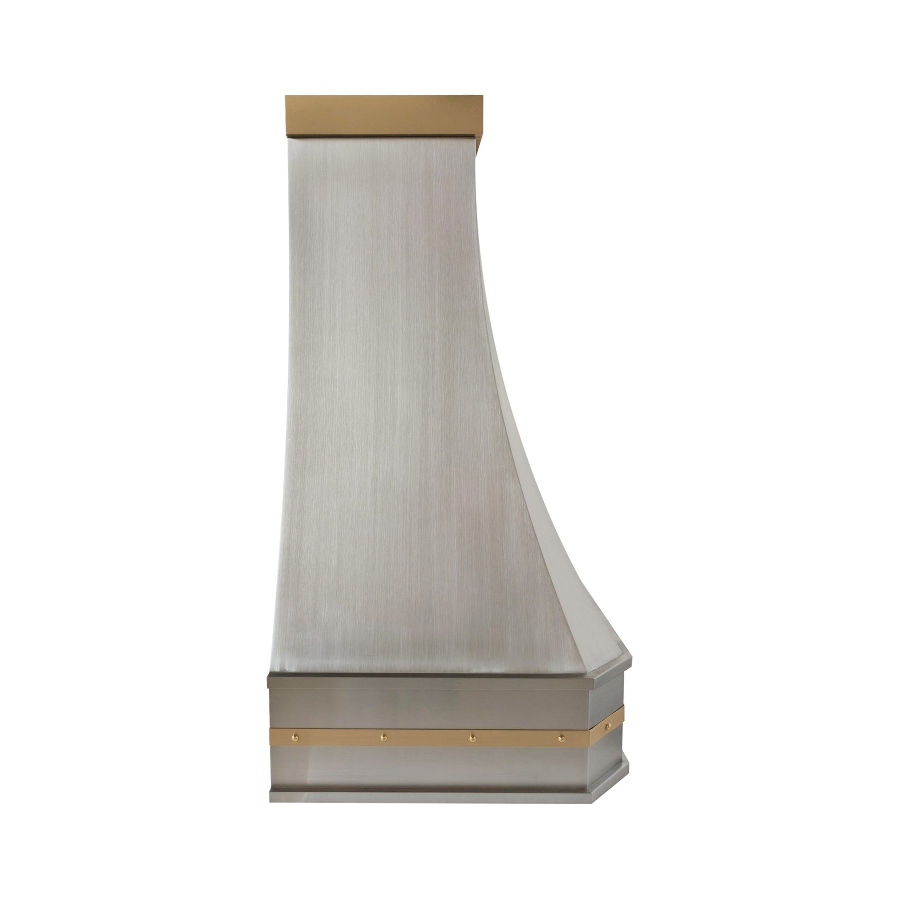 Fobest Classic Modern Stainless Steel Range Hood with Brass Decors FSS-711