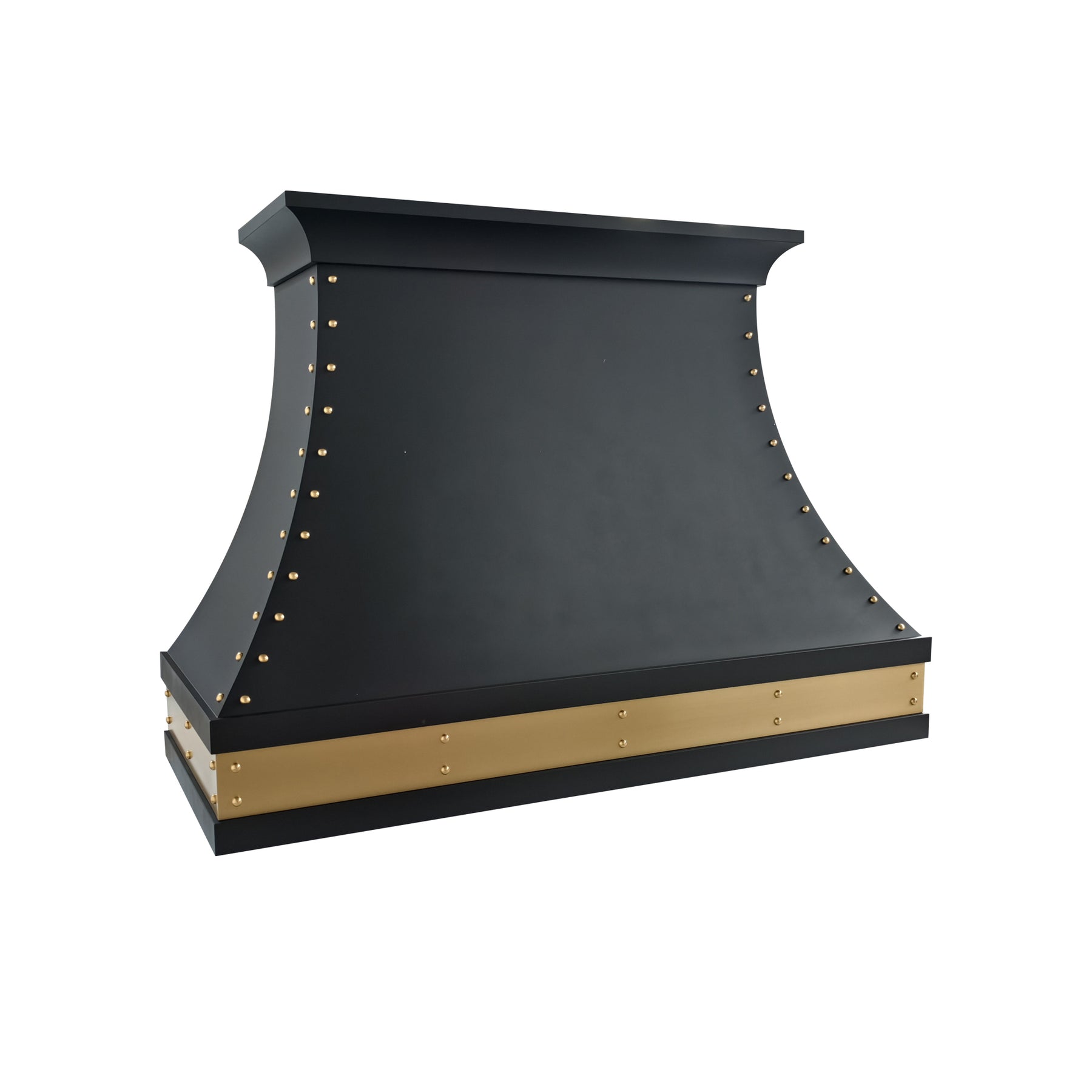 Fobest Classic Stainless Steel Range Hood with Delicate Brass Rivets FSS-741