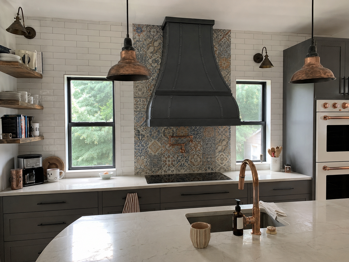 Fobest Curve Black Stainless Steel Range Hood FSS-146