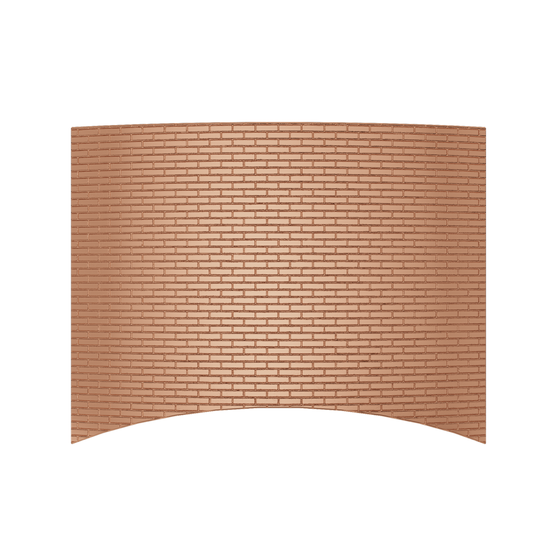 Fobest Curved Brick-Pattern Copper Range Hood-FCP-288