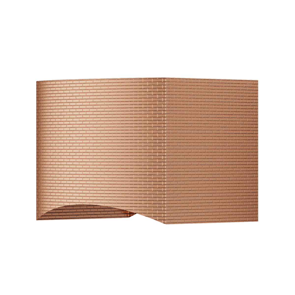 Fobest Curved Brick-Pattern Copper Range Hood-FCP-288