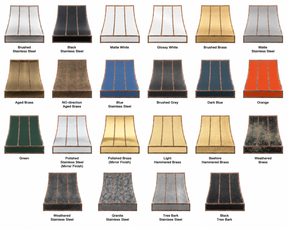 Fobest Curved Range Hood with Copper Accent FSS-52