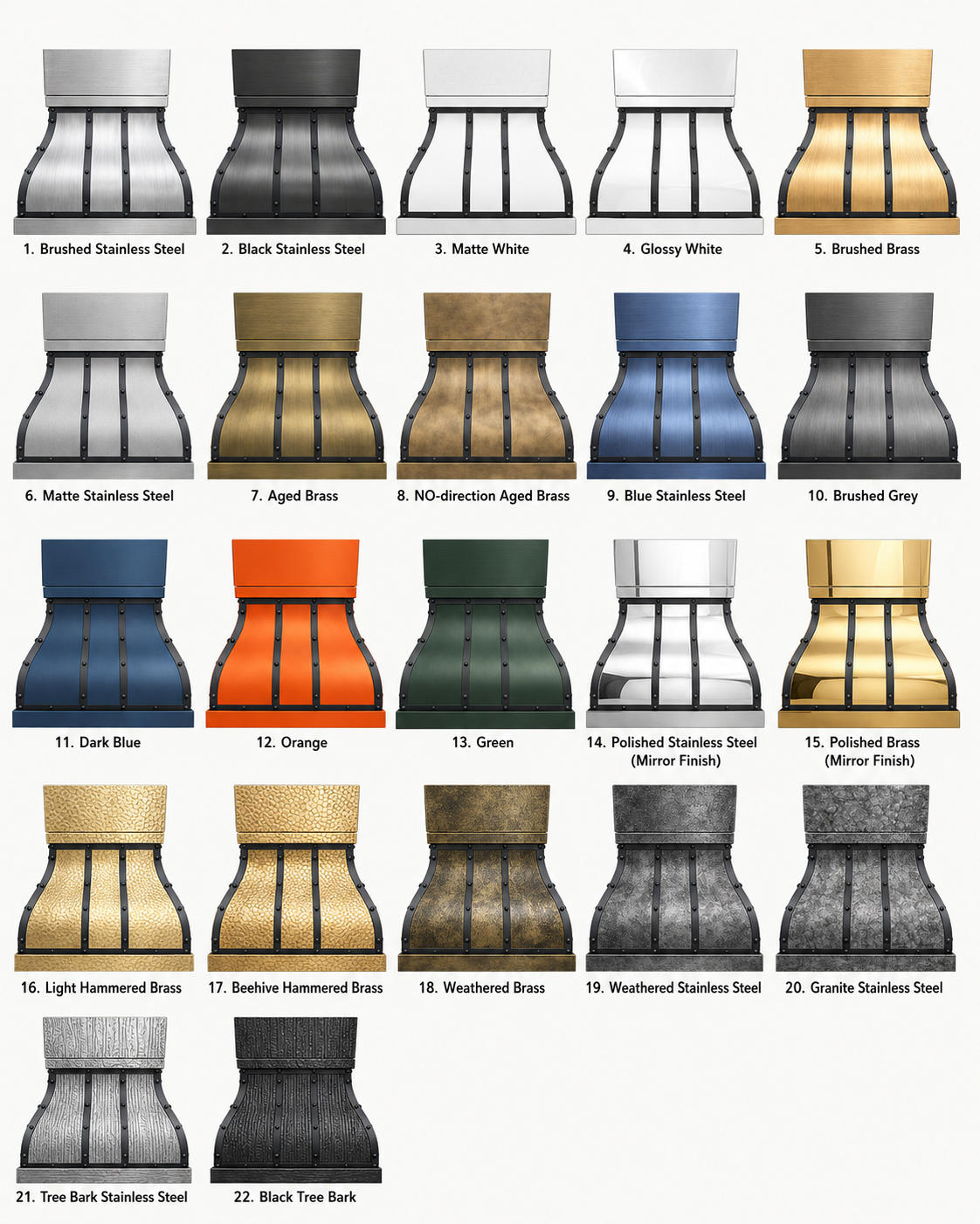 Fobest Custom Aged Brass Range Hood FSS-160