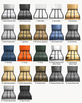 Fobest Custom Aged Brass Range Hood FSS-160