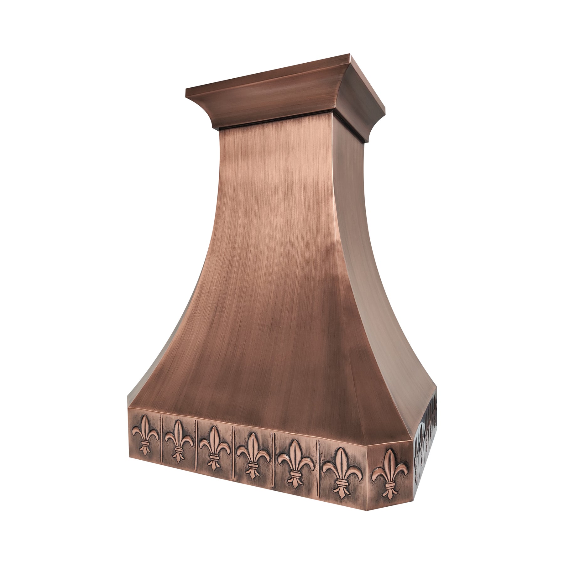 Fobest Custom Antique Copper Range Hood with Tapered Design FCP-370