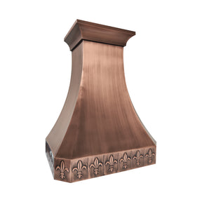 Fobest Custom Antique Copper Range Hood with Tapered Design FCP-370